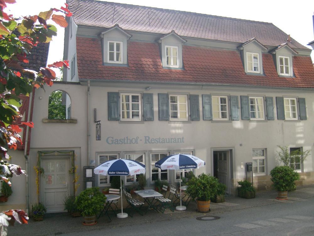 Gasthof Blauer Bock Schwaebisch Hall Exterior photo